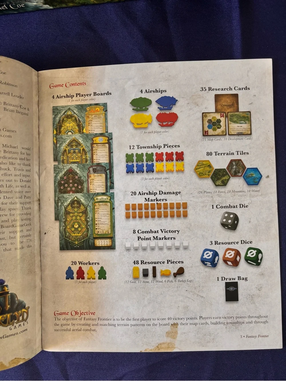 Fantasy Frontier Board Game Complete Gamelyn Games Michael Coe Strategy Game